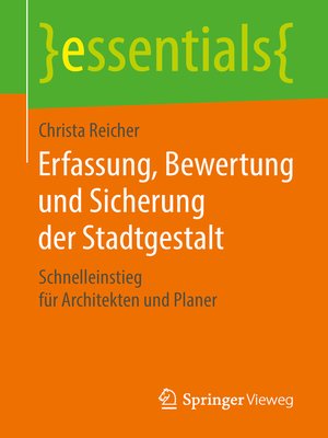 cover image of Erfassung, Bewertung und Sicherung der Stadtgestalt